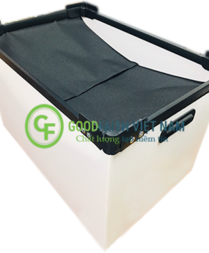Thùng Nhựa Danpla Màu Trắng Có Thể Gập