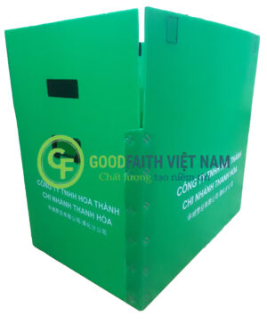 Thùng Nhựa Danpla Màu Xanh Lá