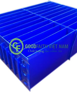 Vách Ngăn Nhựa Danpla Màu Xanh Tím