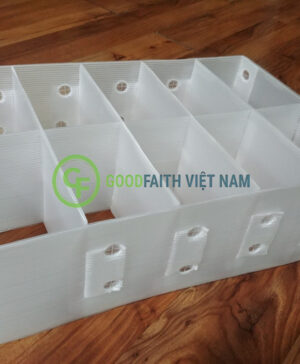 Vách Ngăn Danpla Màu Trắng Trong 440x290x140x3mm