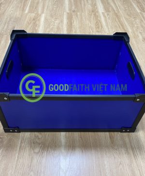 Thùng danpla có nẹp cạnh KT 620x460x250x10mm